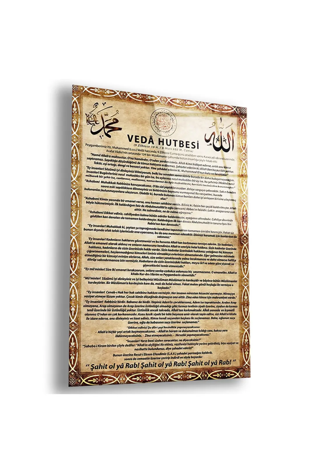 Veda Hutbesi Veda Hutbesi